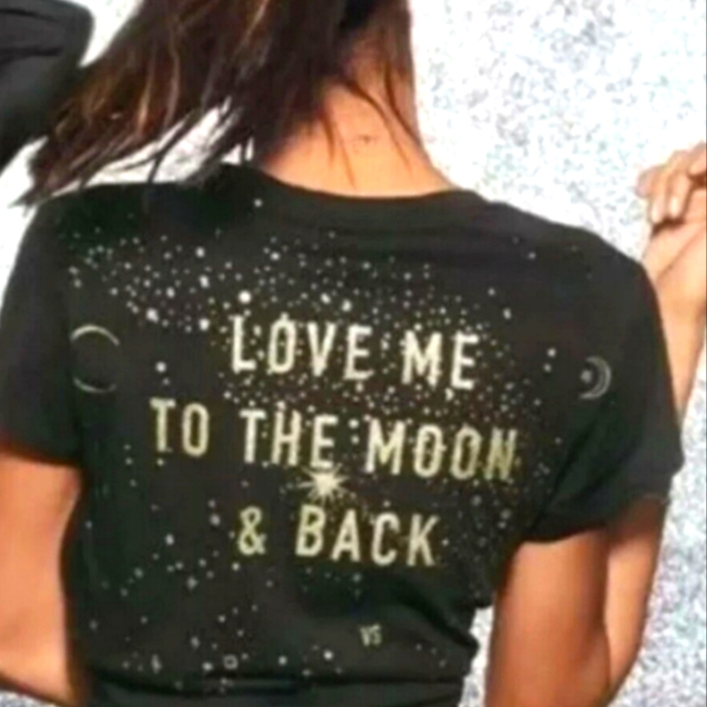 Victoria's Secret Black Graphic Tee